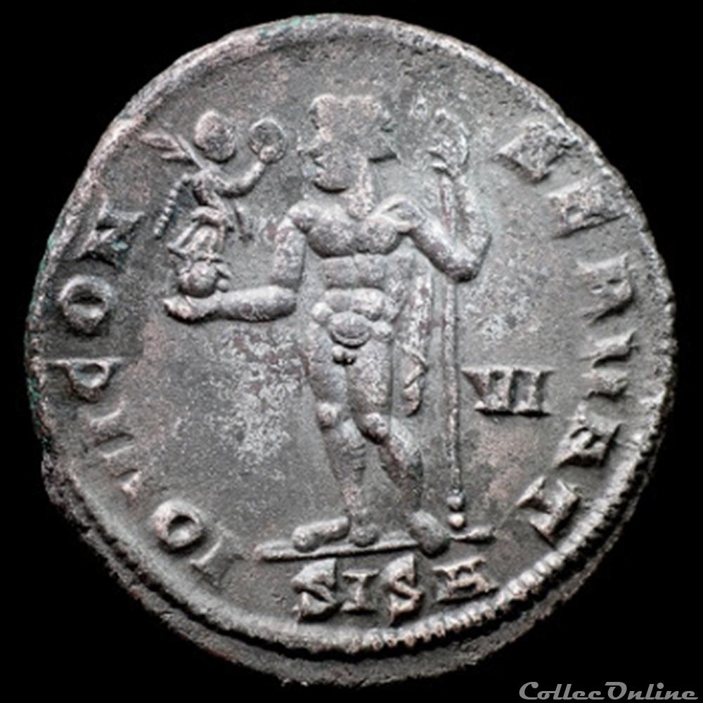 Follis de Maximien Hercule pour Siscia monnaie antique romaine follis de maximien hercule pour siscia