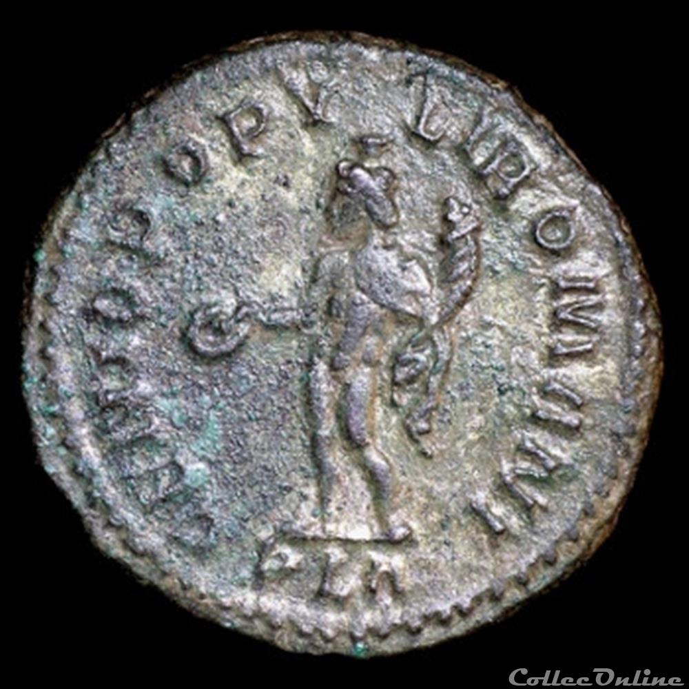 Follis de Dioclétien pour Lyon monnaie antique romaine follis de diocletien pour lyon