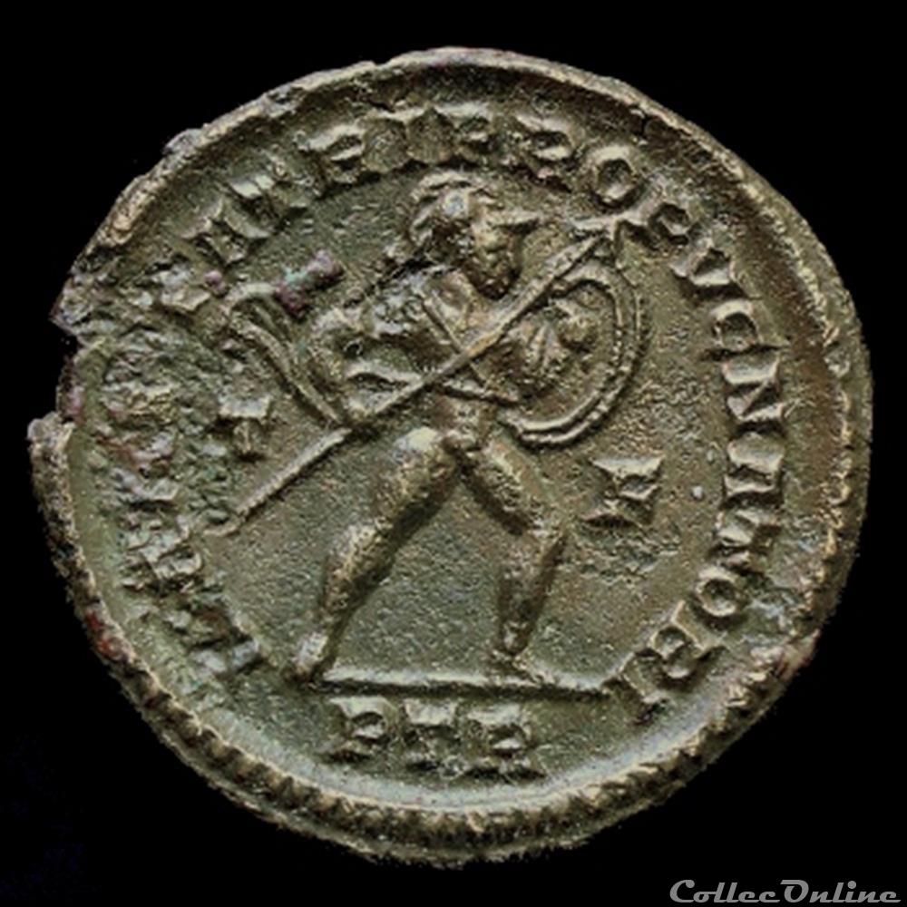 Follis de Constantin I auguste pour Trèves monnaie antique romaine follis de constantin i auguste pour treves