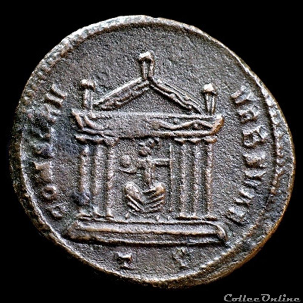 Follis de Constantin I auguste pour Ticinium monnaie antique romaine follis de constantin i auguste pour ticinium