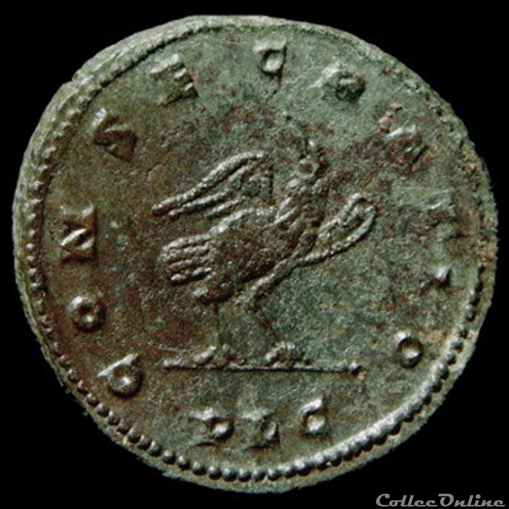 Follis de Constance Chlore posthume pour Lyon monnaie antique romaine follis de constance chlore posthume pour lyon