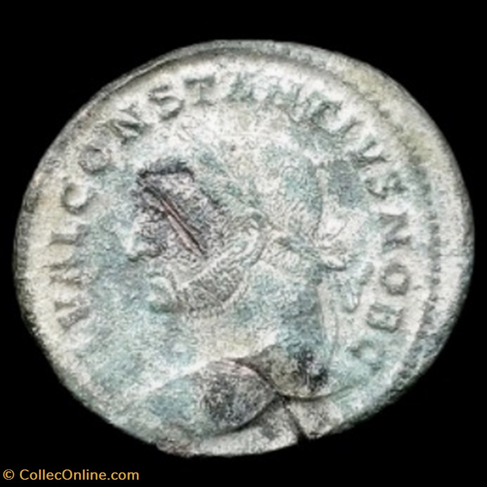 monnaies antiques romaines imperiales et republicaines follis de constance chlore cesar pour treves