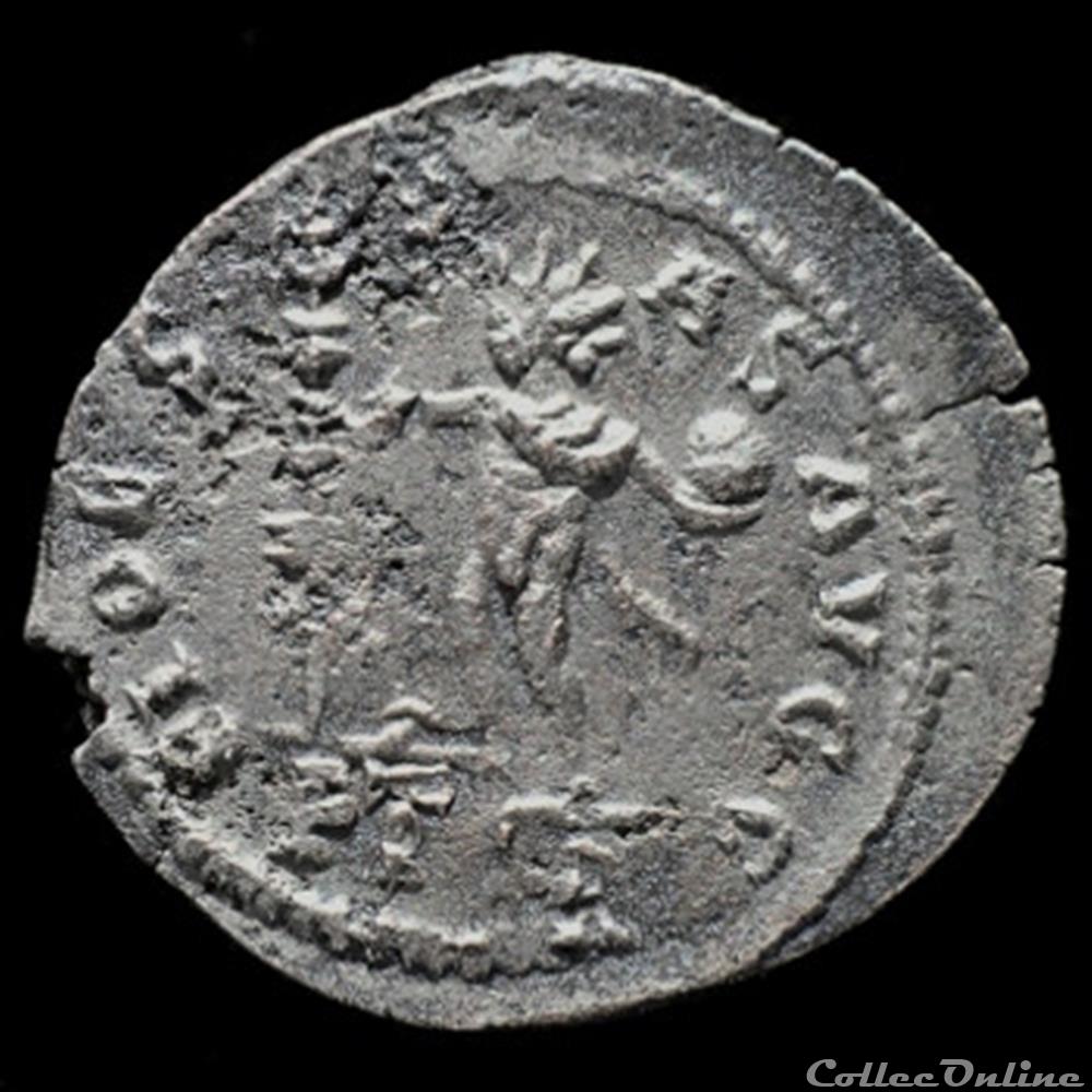 monnaie antique romaine aurelianus de maximien hercule pour treves surfrappe