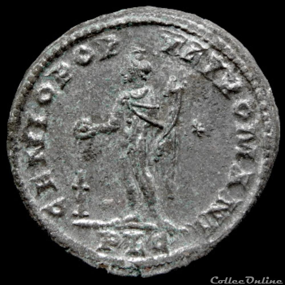 Follis de Maximien Hercule pour Lyon monnaie antique romaine follis de maximien hercule pour lyon