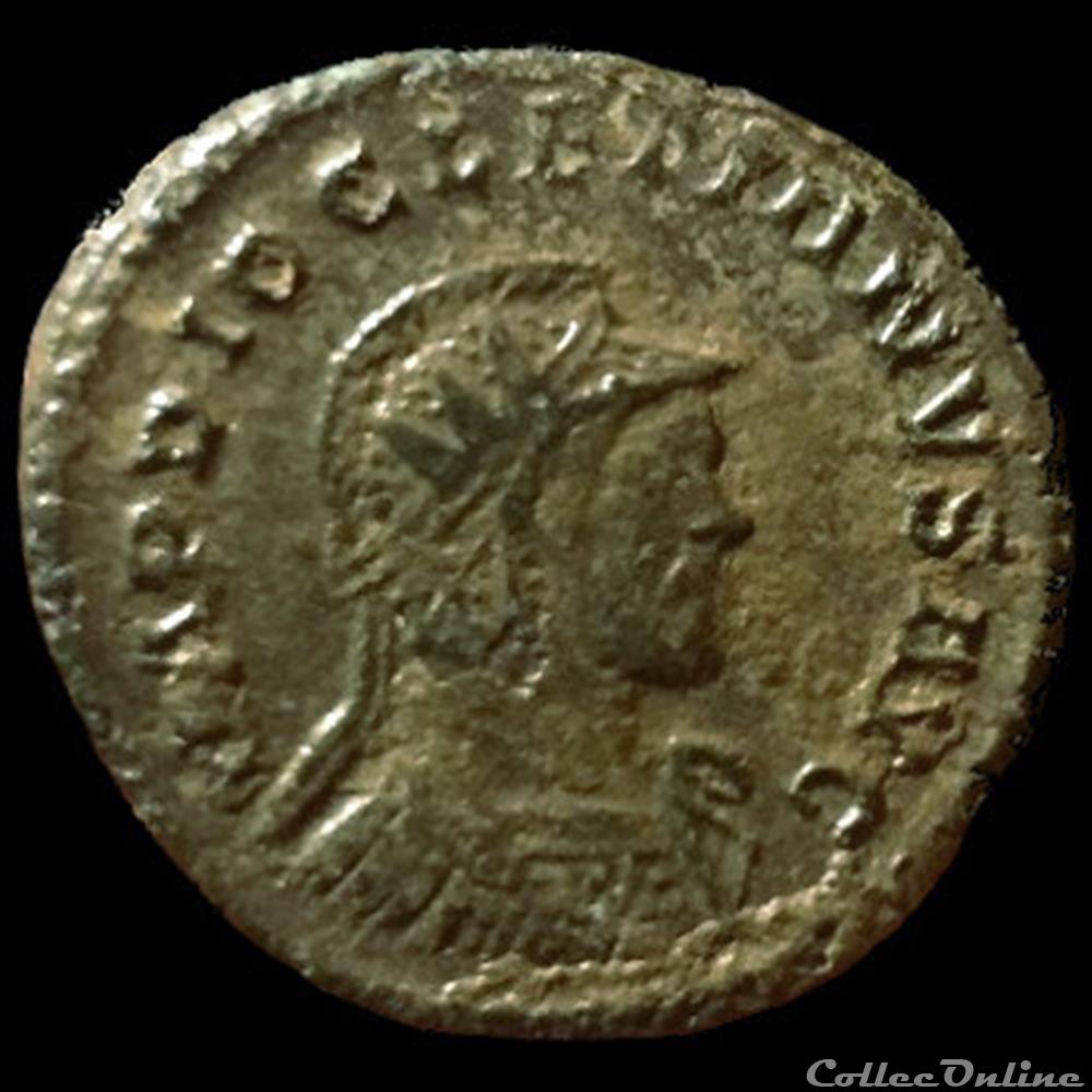 monnaie antique romaine aurelianus de diocletien pour lyon