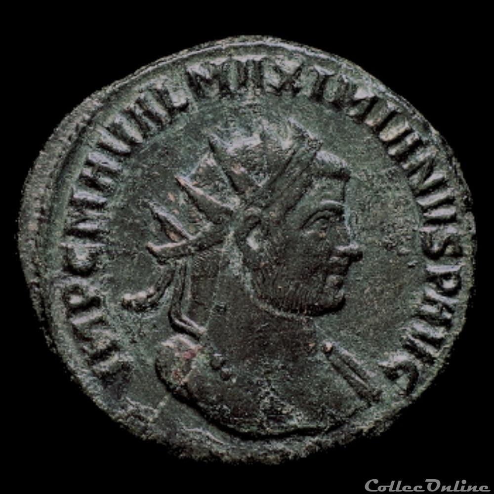 Aurelianus de Maximien Hercule pour Siscia monnaie antique romaine aurelianus de maximien hercule pour siscia