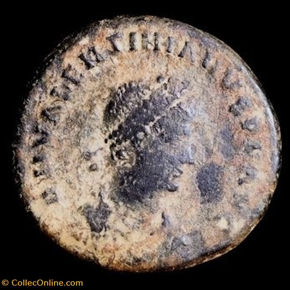 monnaies antiques romaines republicaines imperiales ae2 de valentinien ii pour antioche
