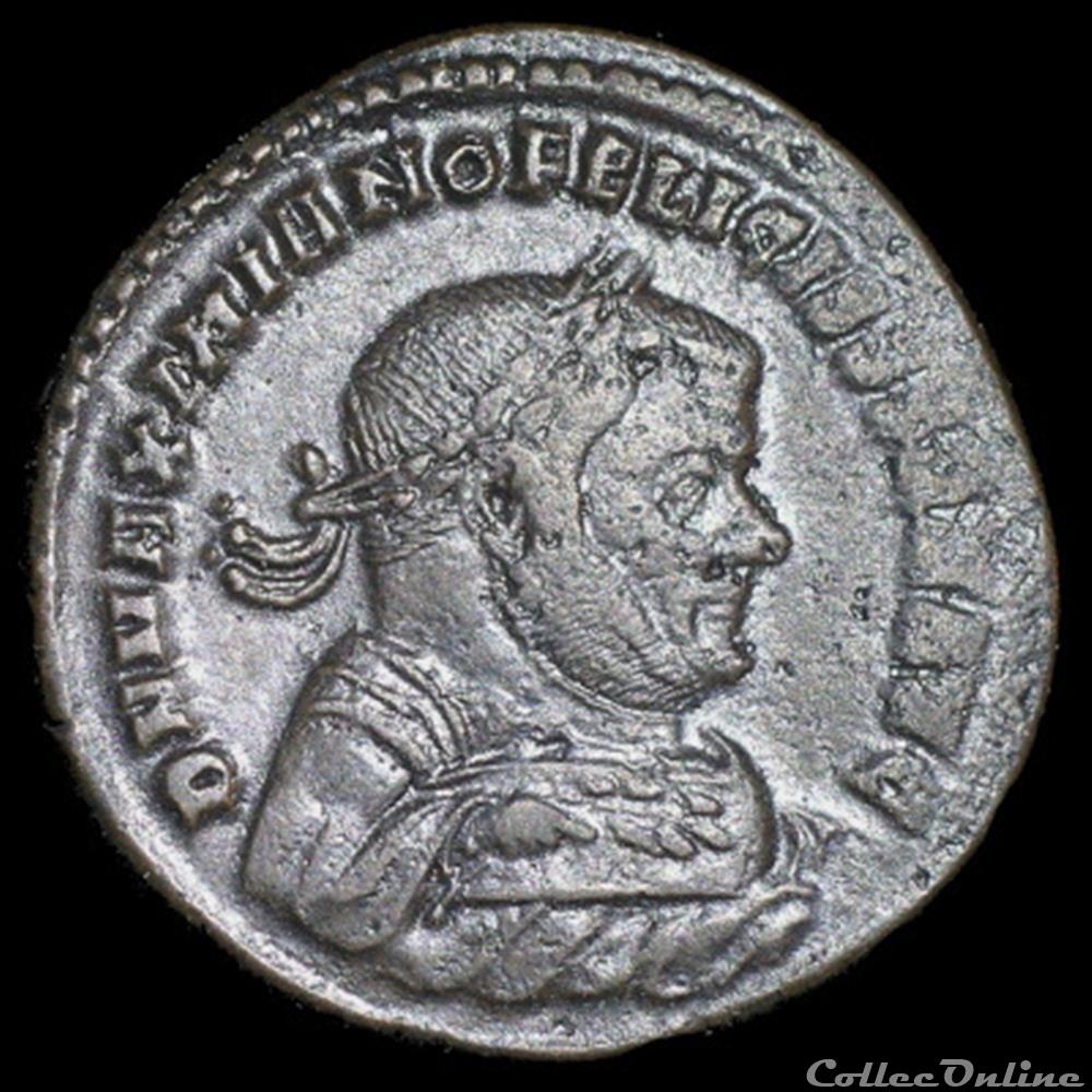 Follis de Maximien Hercule pour Rome monnaie antique romaine follis de maximien hercule pour rome