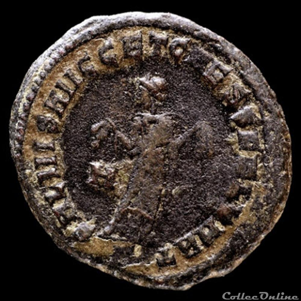 Follis de Sévère II césar pour Carthage monnaie antique romaine follis de severe ii cesar pour carthage
