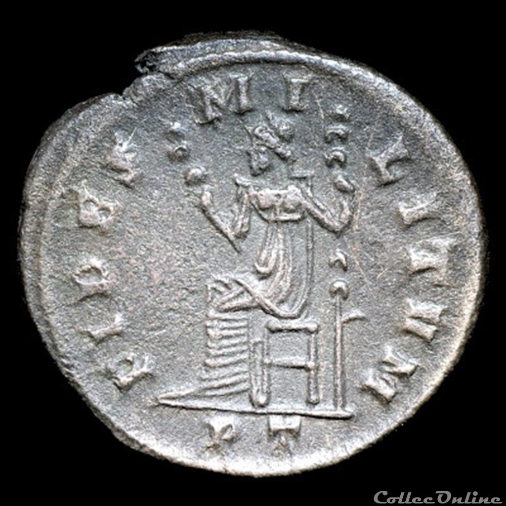 Follis de Constance Chlore auguste pour Ticinium monnaie antique romaine follis de constance chlore auguste pour ticinium