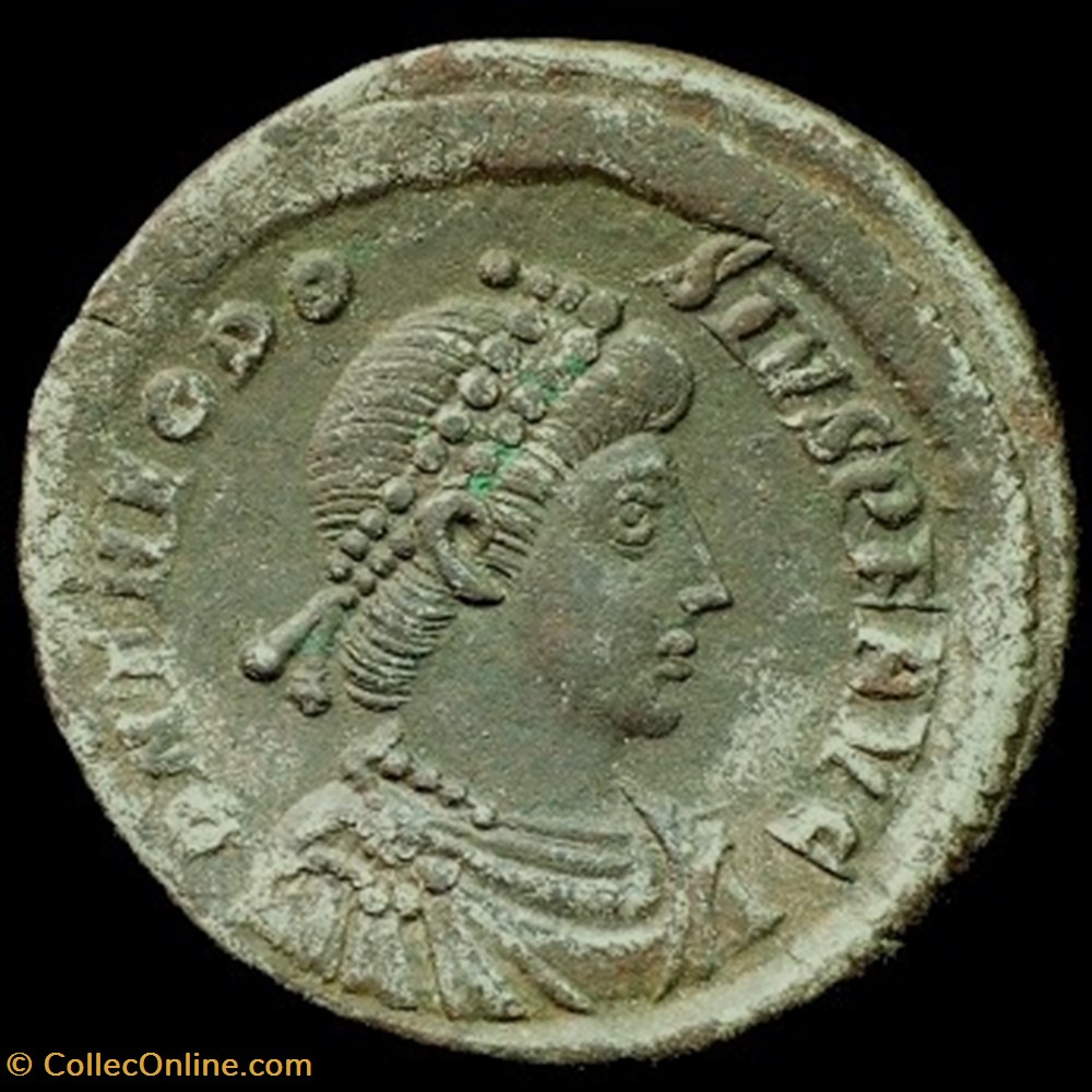 AE 2 de Théodose I pour Héraclée monnaies antiques romaines republicaines imperiales ae 2 de theodose i pour heraclee