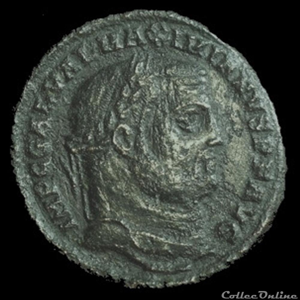 Follis de Galère Maximien auguste pour Antioche monnaie antique romaine follis de galere maximien auguste pour antioche