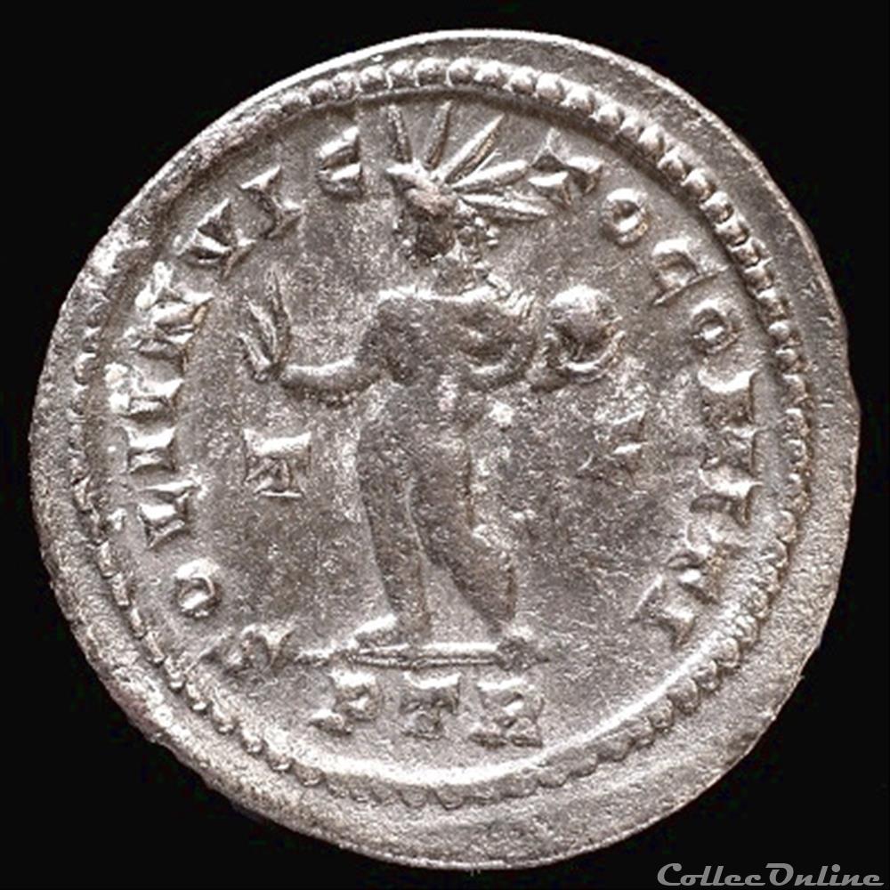 Follis de Constantin I auguste pour Trèves monnaie antique romaine follis de constantin i auguste pour treves