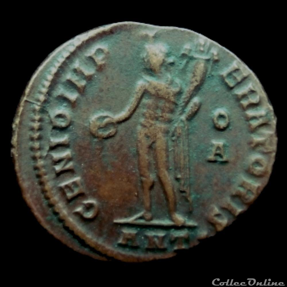 monnaie antique romaine follis de licinius i pour antioche