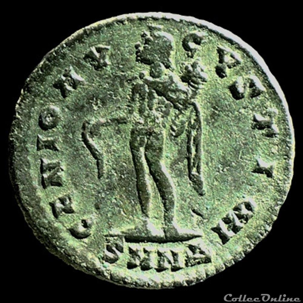 Follis de Galère Maximien auguste pour Nicomédie monnaie antique romaine follis de galere maximien auguste pour nicomedie