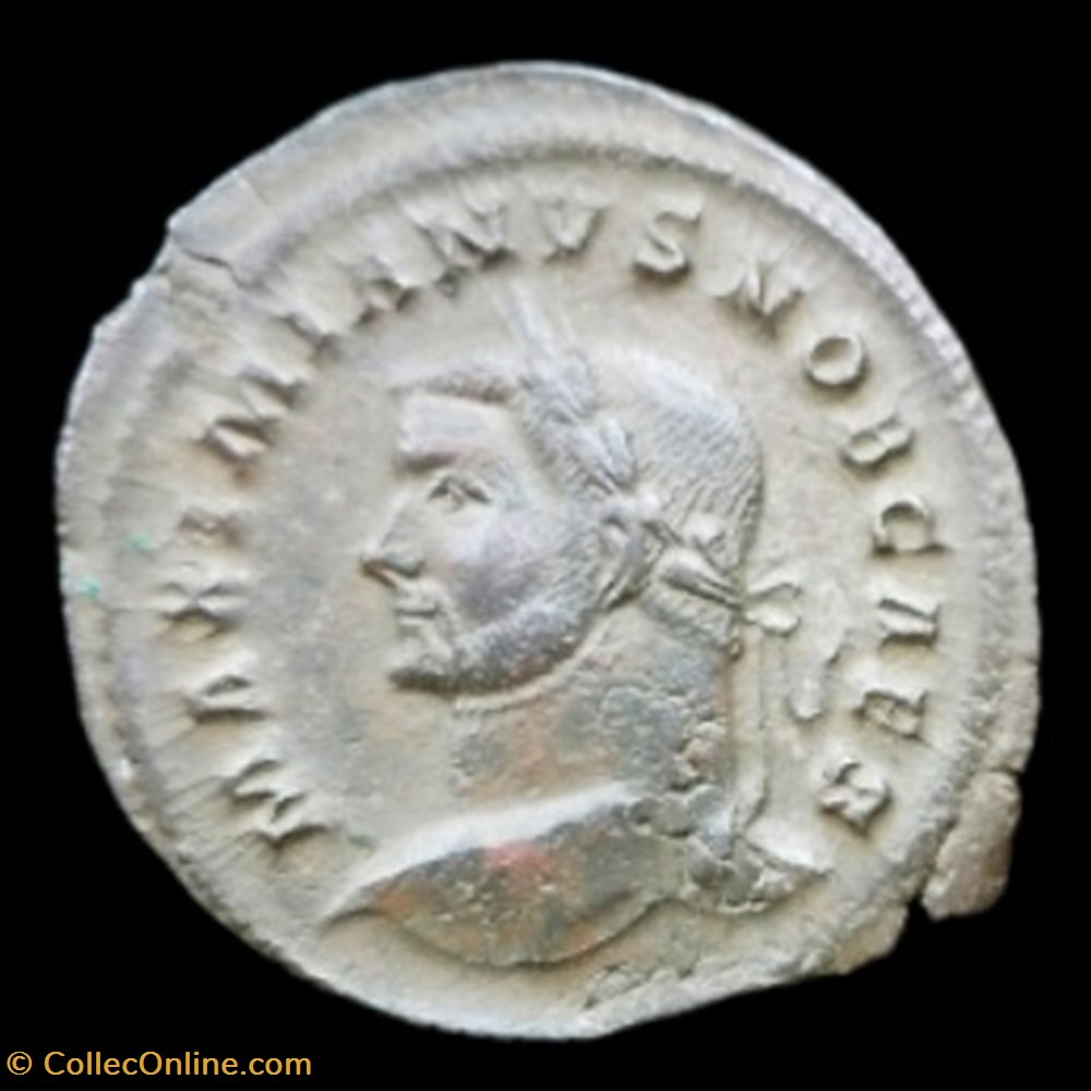 monnaies antiques romaines imperiales et republicaines follis de galere maximien cesar pour treves