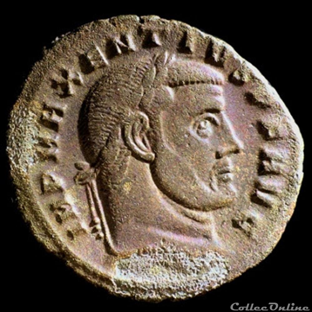 Follis de Maxence pour Carthage monnaie antique romaine follis de maxence pour carthage