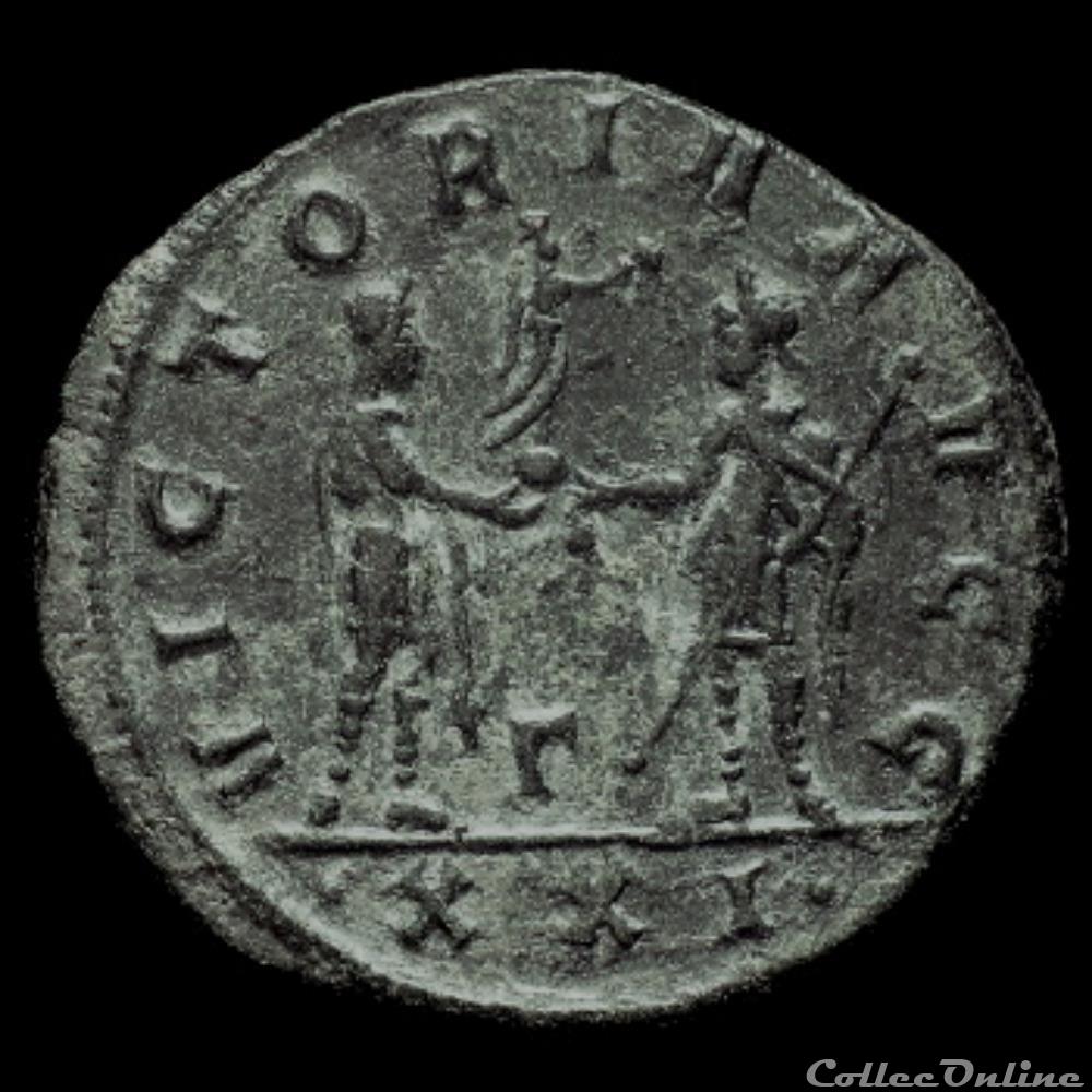 Aurelianus de Maximien Hercule pour Siscia monnaie antique romaine aurelianus de maximien hercule pour siscia