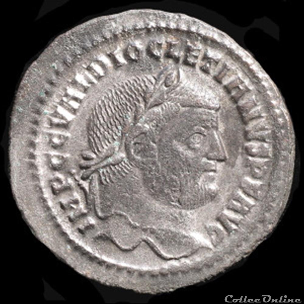 Follis de Dioclétien pour Cysique monnaie antique romaine follis de diocletien pour cysique