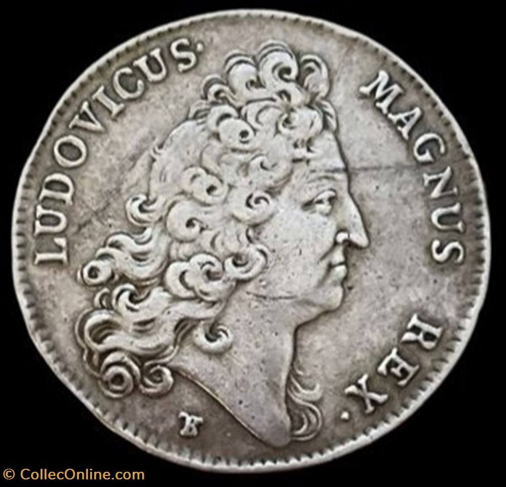 Jeton d'argent Secrétaire du Roy Louis XIV 1705 monnaies paranumismatique jetons poids jeton argent secretaire du roy louis xiv 1705