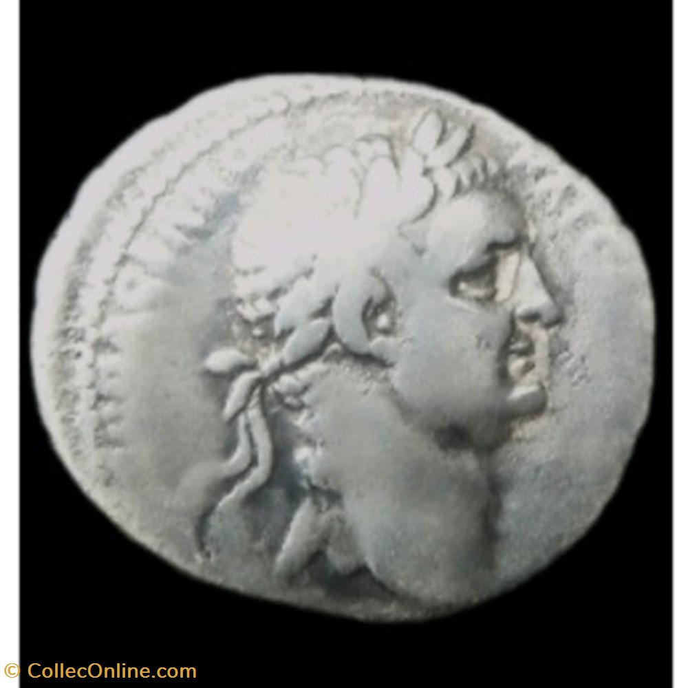 Vespasien tétradrachme de Tripolis en Syrie frappé en 70-71 monnaies antiques romaines provinciales vespasien tetradrachme de tripolis en syrie frappe en 70 71