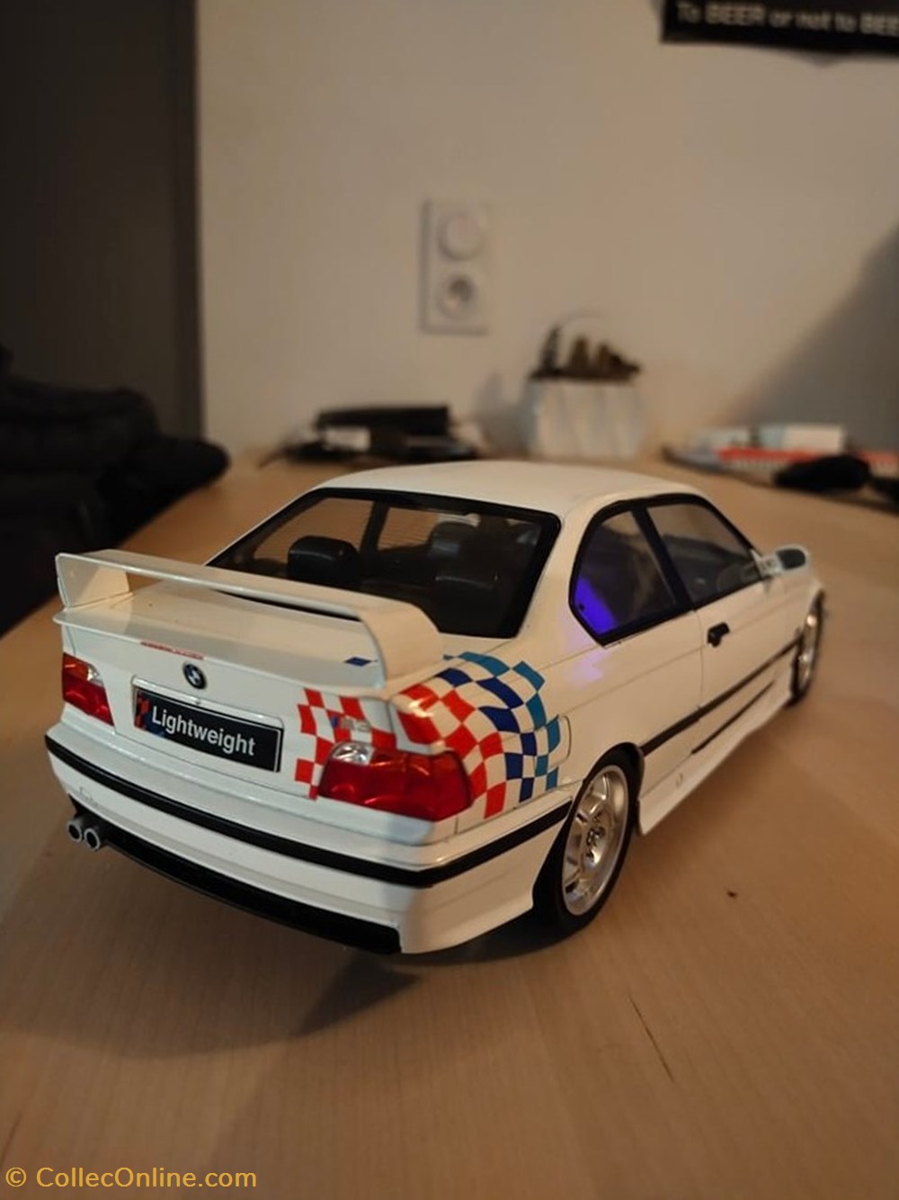 BMW M3 E36 Lightweight 2 modeles reduits voitures bmw m3 e36 lightweight
