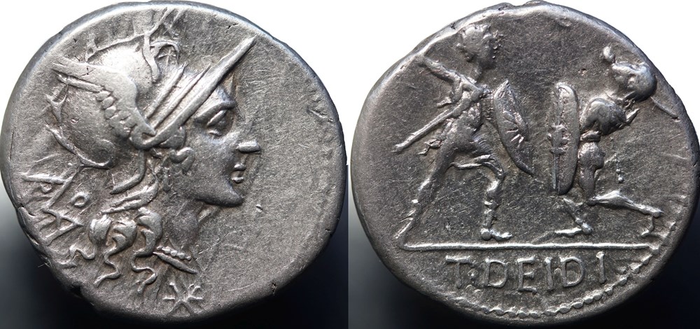 munzen antike bis romische imperial und republik crawford 294 1 t deidi t didius denar 113 o 112 rom
