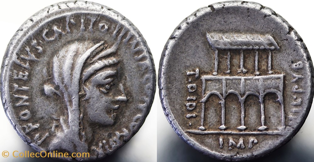 munzen antike bis romische imperial und republik crawford 429 2a p fonteivs p f capito p fonteius p f capito denar