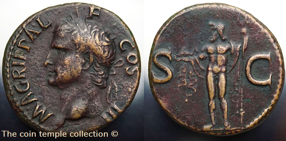 munzen antike bis romische imperial und republik agrippa as ric 58