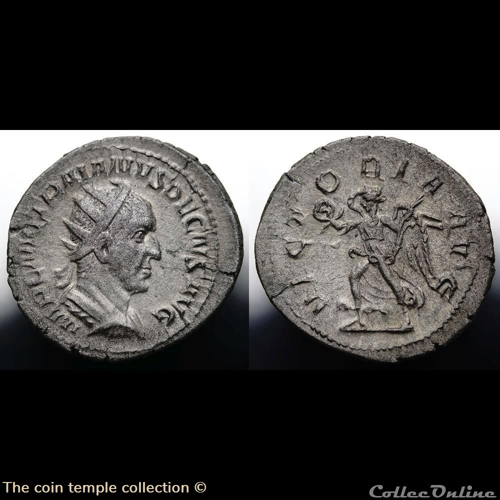 Trajanus Decius RIC 29c munzen antike vor bi nach romische trajanus decius ric 29c