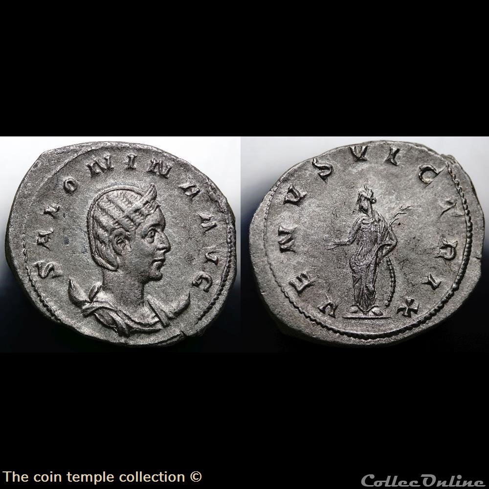 munzen antike romische salonina antoninian