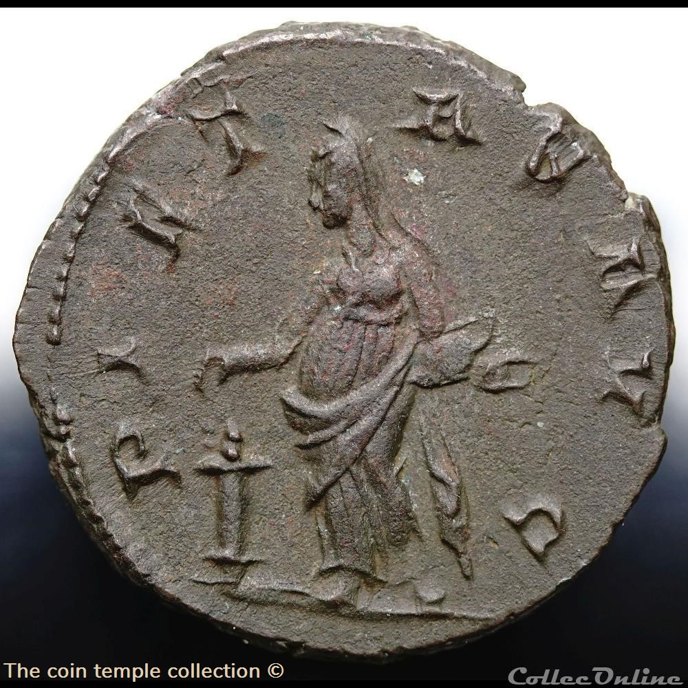 Antoninian Victorinus RIC V.4 #596 (C4) 3 munzen antike bis romische imperial und republik antoninian victorinus ric v 4 596 c4