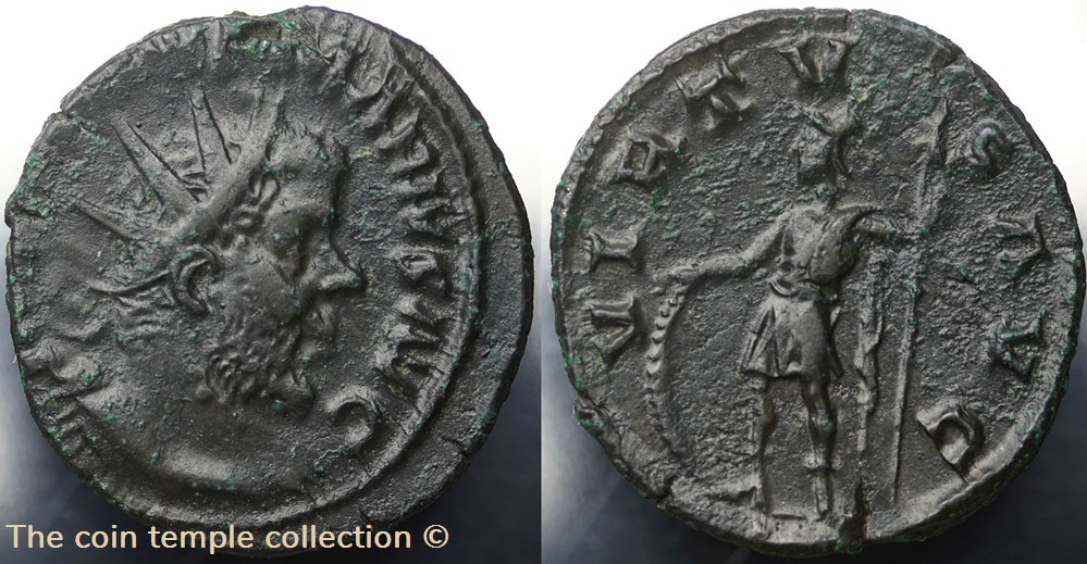 Antoninian Marius, RIC V.4 #496(C1) munzen antike bis romische imperial und republik antoninian marius ric v 4 496 c1