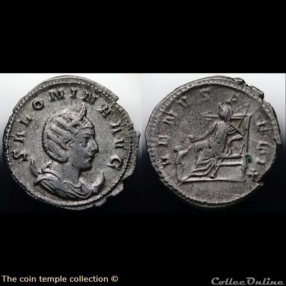 Salonina Antoninian munzen antike romische salonina antoninian