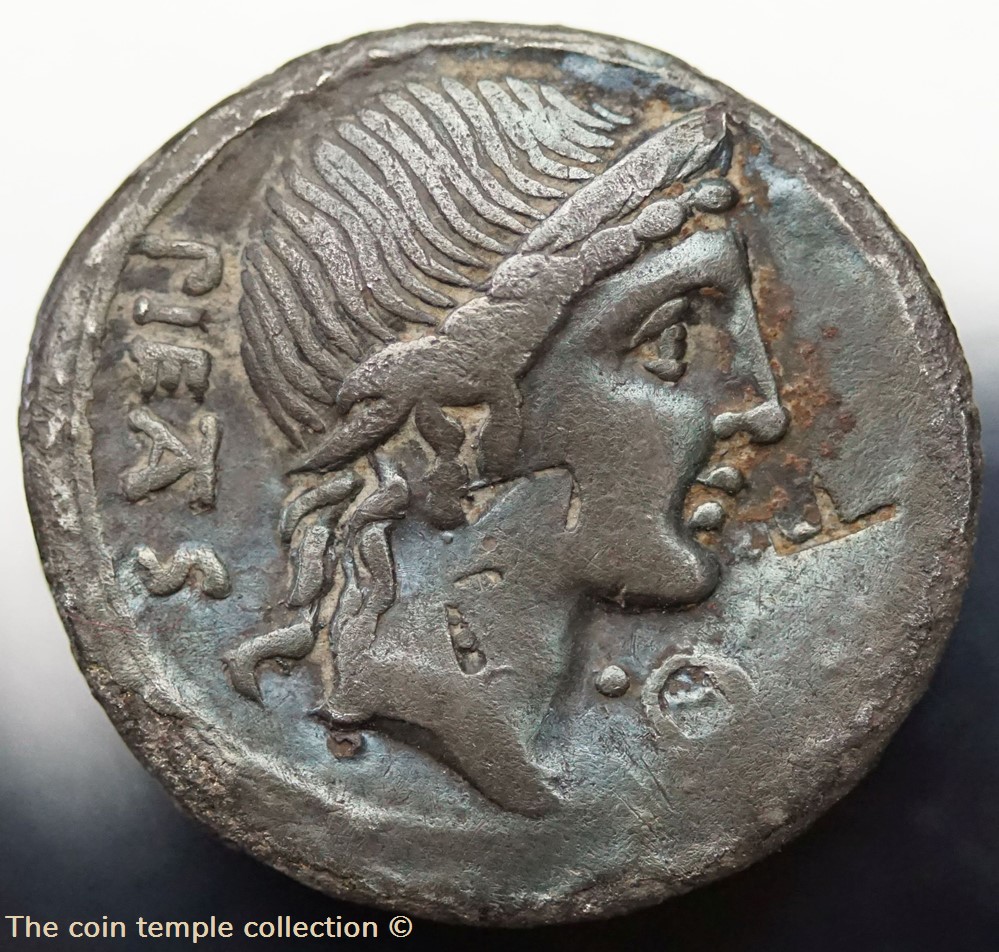 Crawford 308/1 M. HERENNI (M.Herennius) Denarius *SOLD* 3 munzen antike bis romische imperial und republik crawford 308 1 m herenni m herennius denarius sold