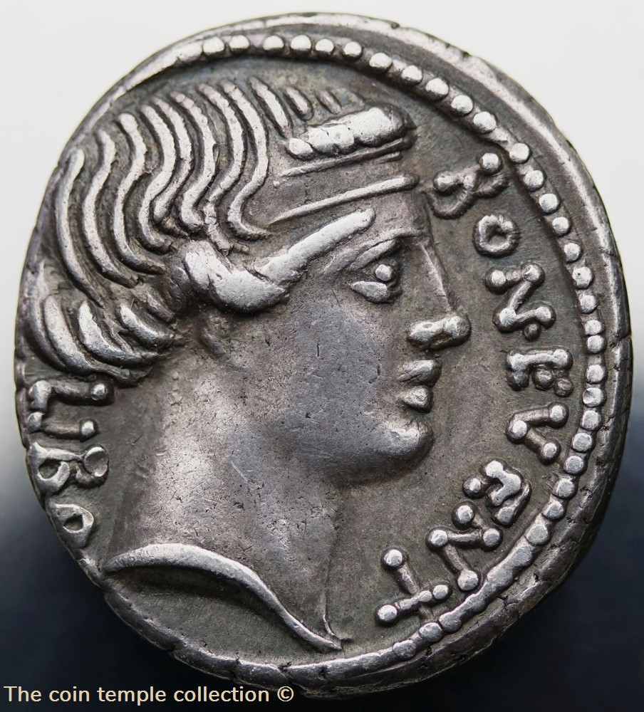 Crawford 416/1a LIBO (L. Scribonius Libo), Denar 2 munzen antike bis romische imperial und republik crawford 416 1a libo l scribonius libo denar
