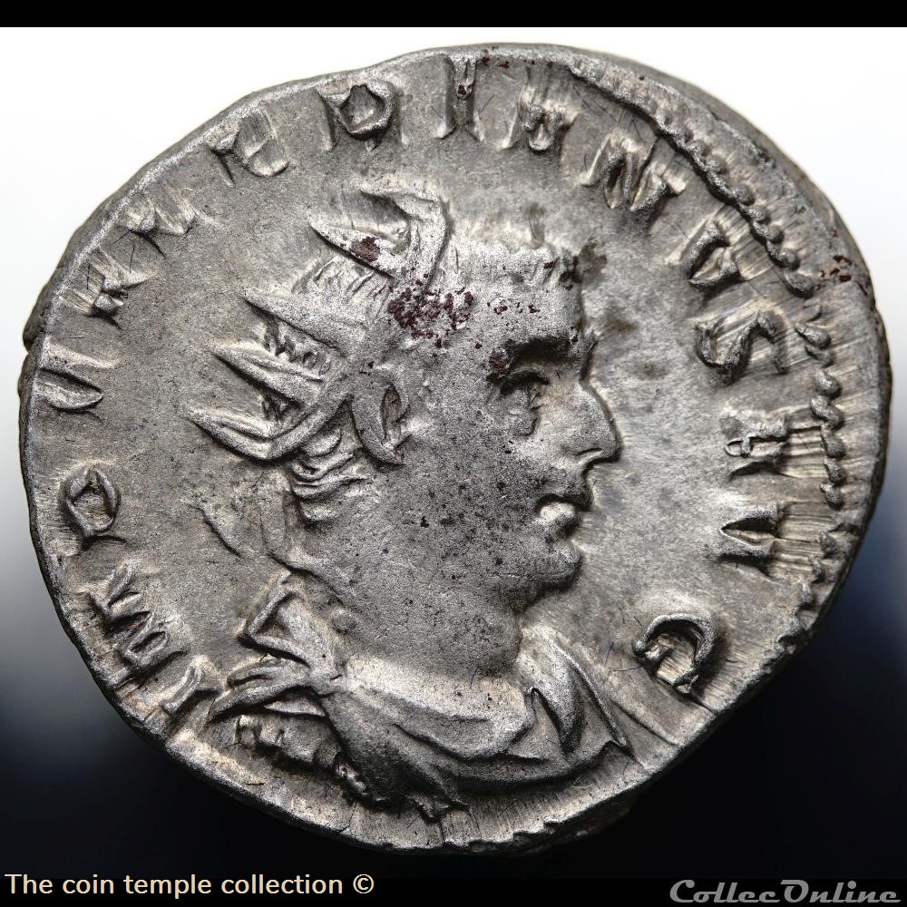 Valerianus Antoninian, Göbl869e (R2) 2 munzen antike vor j c bis nach romische republikanische imperial valerianus antoninian gobl869e r2