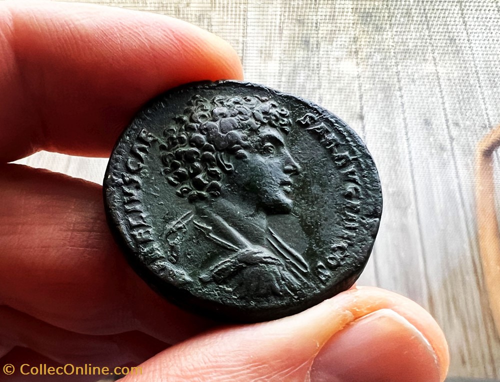 Marcus Aurelius Sestertius RIC 1234b munzen antike bis romische imperial und republik marcus aurelius sestertius ric 1234b