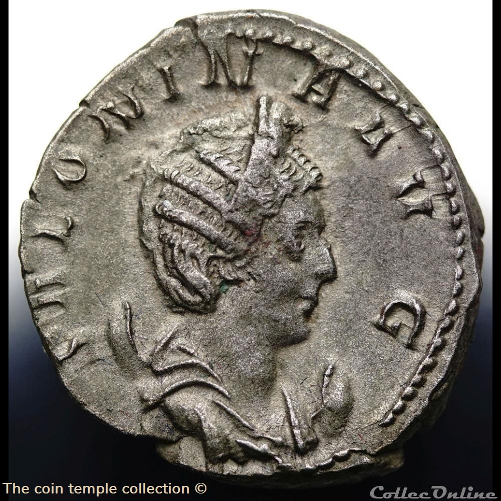 munzen antike romische salonina antoninian