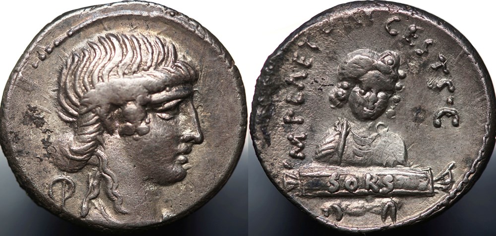 munzen antike bis romische imperial und republik crawford 405 2 m plaetorivs cest m plaetorius m f cestianus denarius