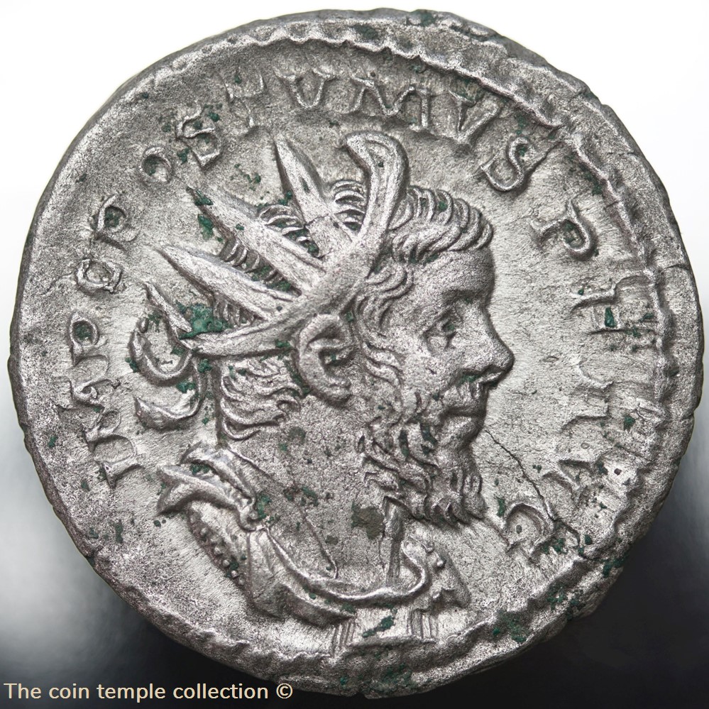 Antoninian Postumus RIC V.4 #213(S) 3 munzen antike bis romische imperial und republik antoninian postumus ric v 4 213 s