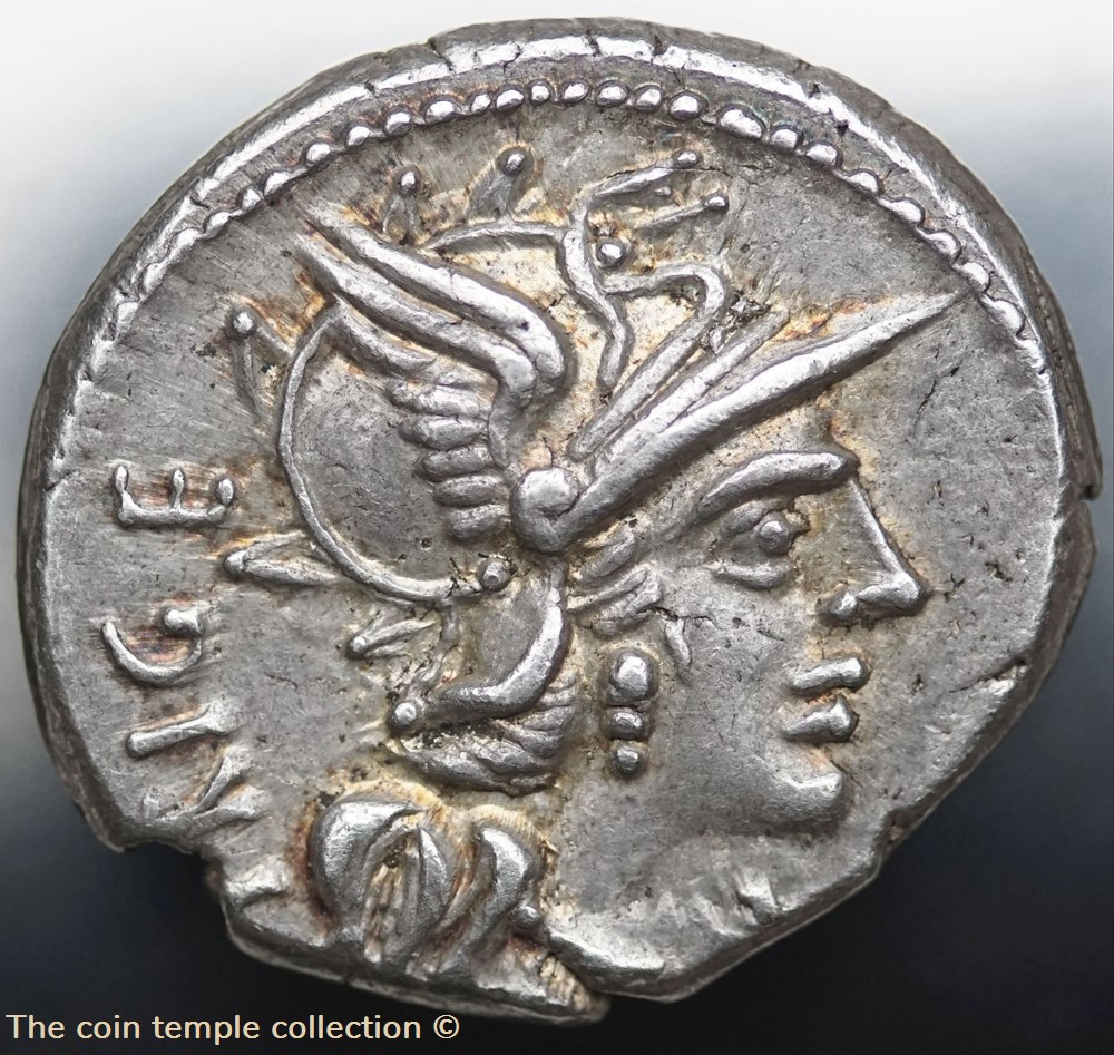 Crawford 223/1, C.CVR TRIGE (C. Curiatus Trigeminus), Denar, 142, Rom 2 munzen antike bis romische imperial und republik crawford 223 1 c cvr trige c curiatus trigeminus denar 142 rom