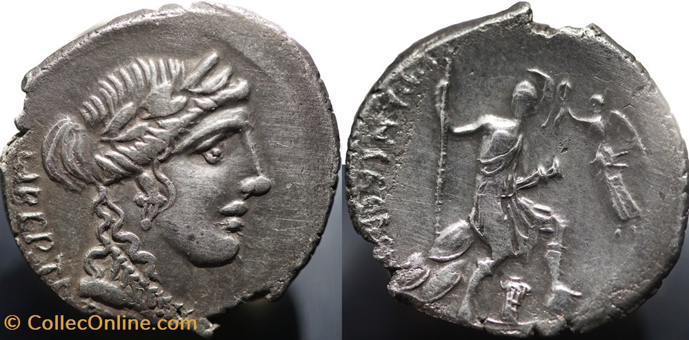 Crawford 449/4 C.VIBIVS C.F.C.N PANSA (C. Vibius C. f. C. n. Pansa Caetronianus), Denar, 48, Rom munzen antike bis romische imperial und republik crawford 449 4 c vibivs c f c n pansa c vibius c f c n pansa caetronianus denar 48 rom