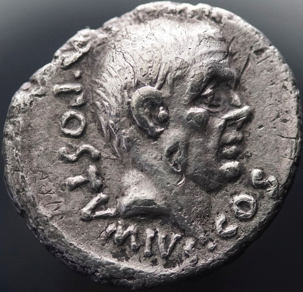 Crawford 450/3a ALBINVS BRVTI.F, (D. IUNIUS Brutus Albinus), Denar 48 BC munzen antike bis romische imperial und republik crawford 450 3a albinvs brvti f d iunius brutus albinus denar 48 bc