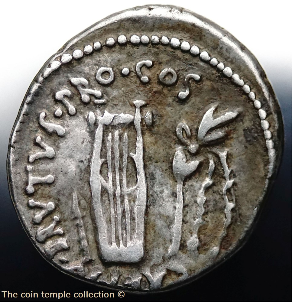 Crawford 501/1 CAEPIO BRVTVS PRO COS (M. Iunius Brutus), Denar 3 munzen antike bis romische imperial und republik crawford 501 1 caepio brvtvs pro cos m iunius brutus denar