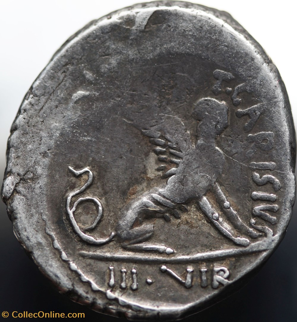 munzen antike bis romische imperial und republik crawford 464 1 t carisivs iiivir t carisius denar