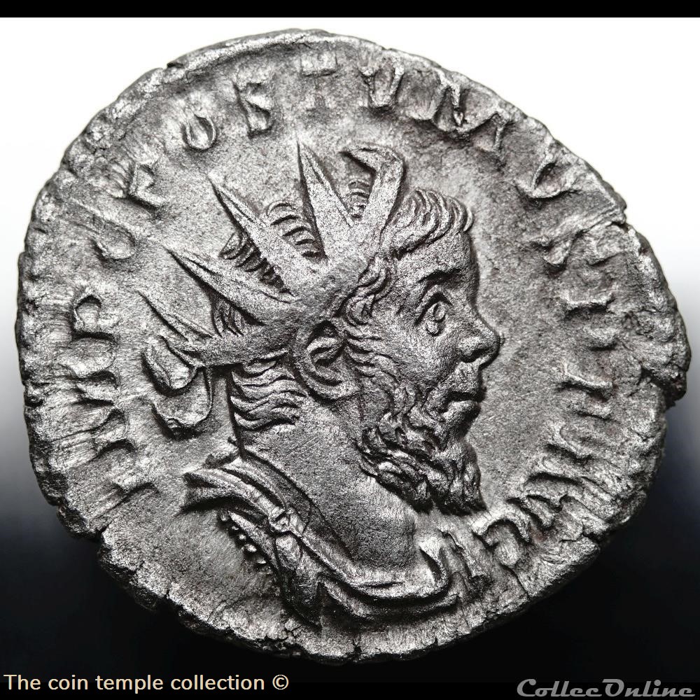 Antoninian Postumus RIC V.4 #203(S) 3 munzen antike bis romische imperial und republik antoninian postumus ric v 4 203 s