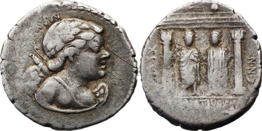munzen antike bis romische imperial und republik crawford 391 2 c egnativs cn f cn n maxsvmvs c egnatius maximus for sale 90