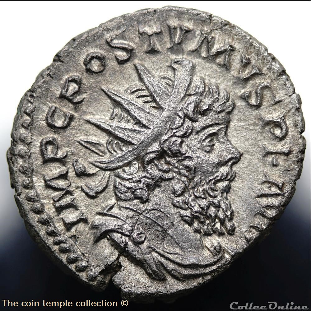 Antoninian Postumus RIC V.4 #294(S) *for sale € 50,-* 3 munzen antike bis romische imperial und republik antoninian postumus ric v 4 294 s for sale 50