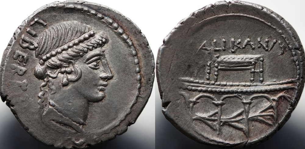 munzen antike bis romische imperial und republik crawford 473 1 palikanvs lollius palikanus denarius 45 b c rome